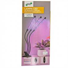 3-ramenná LED lampa na podporu rastu rastlín