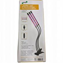 3-ramenná LED lampa na podporu rastu rastlín