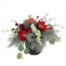 KVETINÁČ PIVONKY,POINSETIE ČER.,ČEČINA,ZELEŇ 20CM - FLORASYSTEM