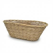 Obal prútie oválny v prírodnej farbe.