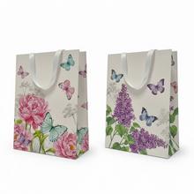DARČEKOVÁ TAŠKA S 18*23*8.5 LÚČNE KVETY,MOTÝLE - FLORASYSTEM