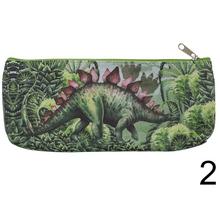 Plastové puzdro so zipsom s motívom dinosaurov.