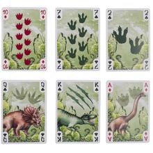 Hracie karty, dinosaurus, cca 5,7 x 8,7 cm,
