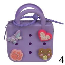 Kabelka s príveskom, so zipsom, 9x12cm