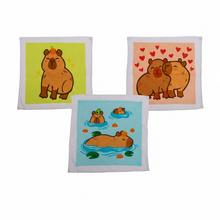 Magický bavlnený uterák, Kapybara, 30x30cm - FLORASYSTEM