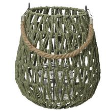 Lampáš papier s priemerom 21 cm a výškou 22 cm.