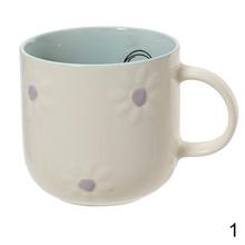 Hrnček porcel./farebná glazúra 3ass pr..9/V8,8cm