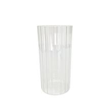 Váza valec vrúb. sklo pr.10/v20cm - FLORASYSTEM