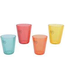 Pohár plastové sklo 8,5 /V10cm  4ass