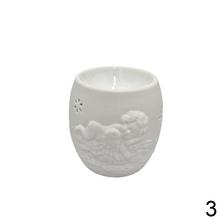 Aromalampa v tvare anjela z porcelánu, biela farba.