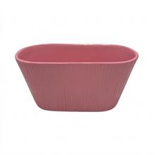 OBAL OVÁL MATNÁ ROSA 12X11,5X25CM