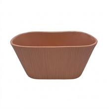 OBAL OVÁL MATNÁ PESCA 12X11,5X25CM