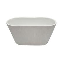 OBAL OVÁL MATNÁ BIANCO 12X11,5X25CM