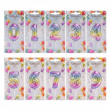 Sviečky tortové farebné 6cm /0-9 - FLORASYSTEM