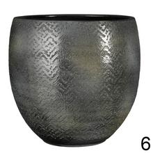 Sada keramických kvetináčov Algarve V27, priemer 28 cm, 6 kusov.
