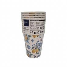 PC8004700 pohár pap 0,25l/8ks Sicilian floral whimsky - FLORASYSTEM