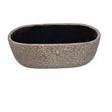 A2 OBAL CEMENT ZLATO-ŠEDÝ 28x13x11CM - FLORASYSTEM