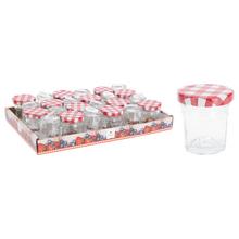 Pohár sklo/zav. 45ml s kov. vrchnákom - FLORASYSTEM