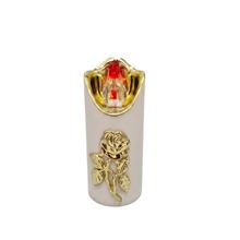 SVET. LED RICO RUŽA BIELA/ZL+ČER 1/25/LUX -BAT 12,3CM  - FLORASYSTEM