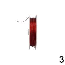 Drôtik v striebornej, červenej a zlatej farbe, 3mm, 20m