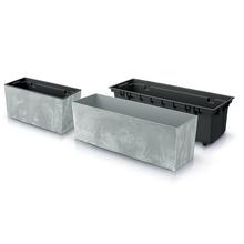 DUC800E HRANTÍK+VKLAD URBI CASE BETON EFFECT BETON 77X23,5XV24,6CM/40L - FLORASYSTEM
