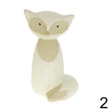 Porcelánová líška v mixe farieb.