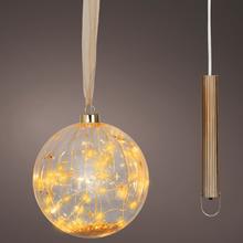 Led guľa s priemerom 14 cm, dekoratívne osvetlenie.