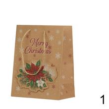 Vianočná taška s nápisom Merry Christmas.
