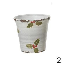 Obal terracotta s vianočným motívom, set 3 kusy.