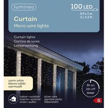 LED100 svetelný záves/stále svietenie/použitie exter/ineriér/ww/timer 90/90/100cm - FLORASYSTEM