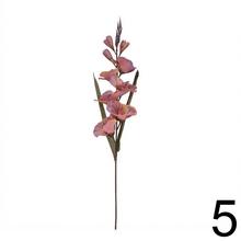 Umelé kvety gladiola mix v rôznych farbách.
