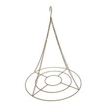 Veniec aranž kovový zlatý V55/pr44cm - FLORASYSTEM