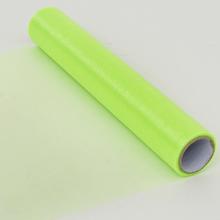 Organza rolka v zelenej farbe, 32 cm x 6 m.