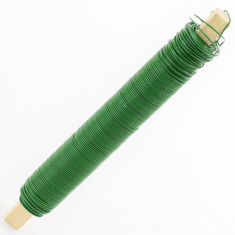 Drôt navíjaný zelený 0,65mm/100g  60163,60164/25
