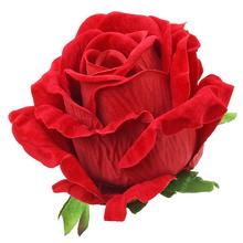 Umelá červená ruža zamatová