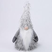 LED SANTA SIVÝ 38CM - FLORASYSTEM