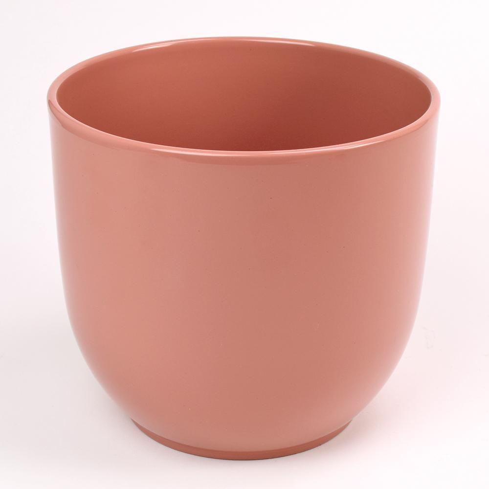 OBAL Tusca pot round l. pink - h25xd28cm