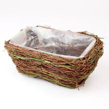 Obal prútie ratan natur v hnedej farbe.