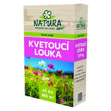 Pevnácena NATURA trávna zmes Kvitnúca lúka 0,9kg v drevenej krabici.