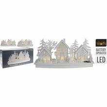 Vianočná dekorácia KRAJINKA LED 45CM s LED osvetlením.