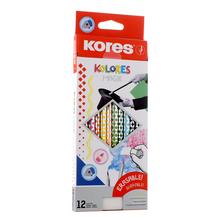 Pastelky Kolores Magik gumovateľné, 12 ks