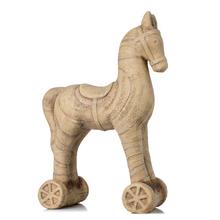 Dekoračný koník na kolieskach