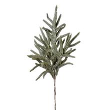 Zasnežená vetvička čečinky s glitrom, 48 cm.