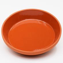 Miska glazúrovaná s priemerom 29 cm v oranžovej farbe.