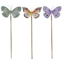 Zápich motýľ mix farieb a vzorov.