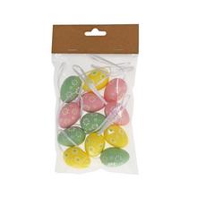 Sada plastových vajíčok s kvetinovým vzorom v mixe farieb.