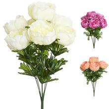Kytica pivónie s mixom farieb, 43 cm.
