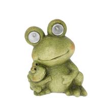 Žaba so solárnym osvetlením, 17x10x15 cm