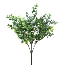 Umelé kvety so zeleno-bielymi lístkami, 35 cm.