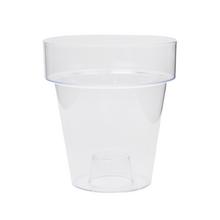 Priehľadný obal na orchideu Porto s rozmermi 16x17,5 cm.